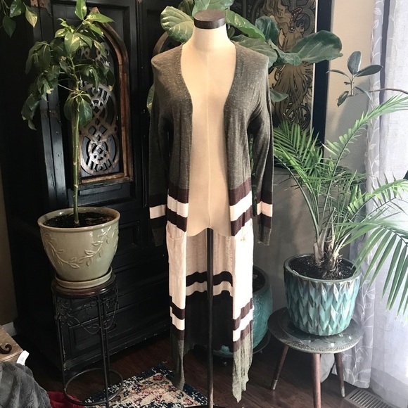 Reseller pack of 3 - Calliope color block duster cardigan sweater - Picture 3 of 8